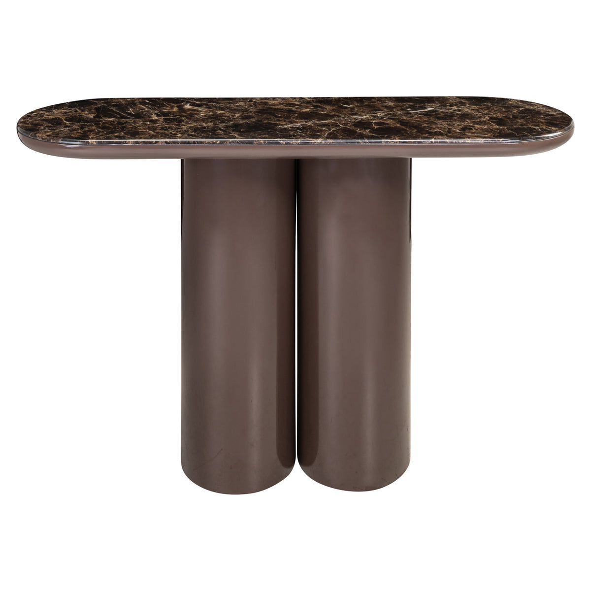 Console Almundi brun chocolat
