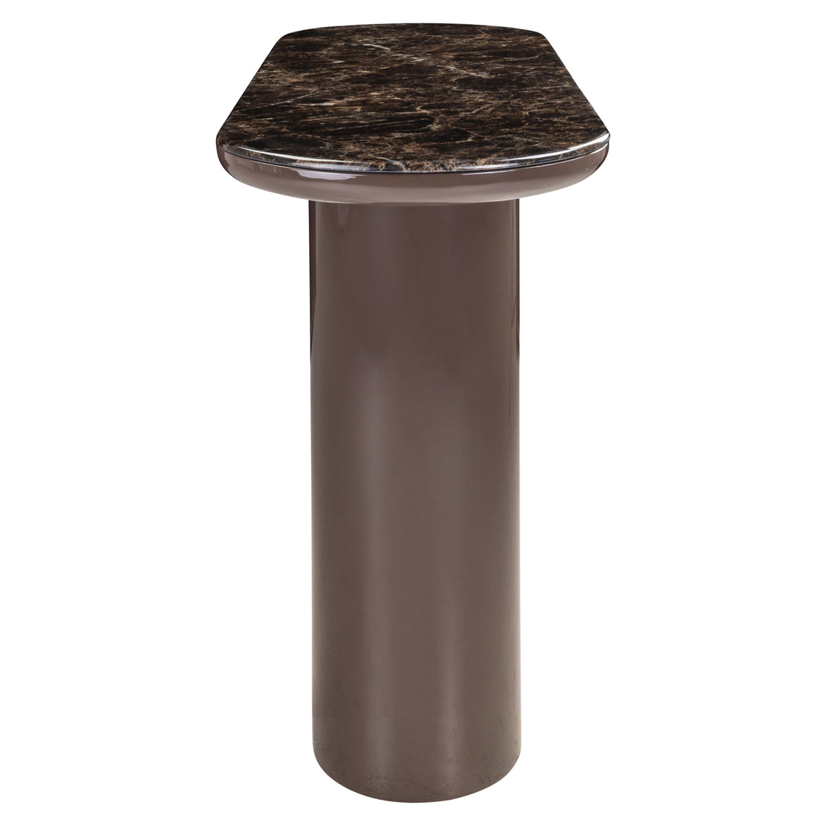 Console Almundi brun chocolat
