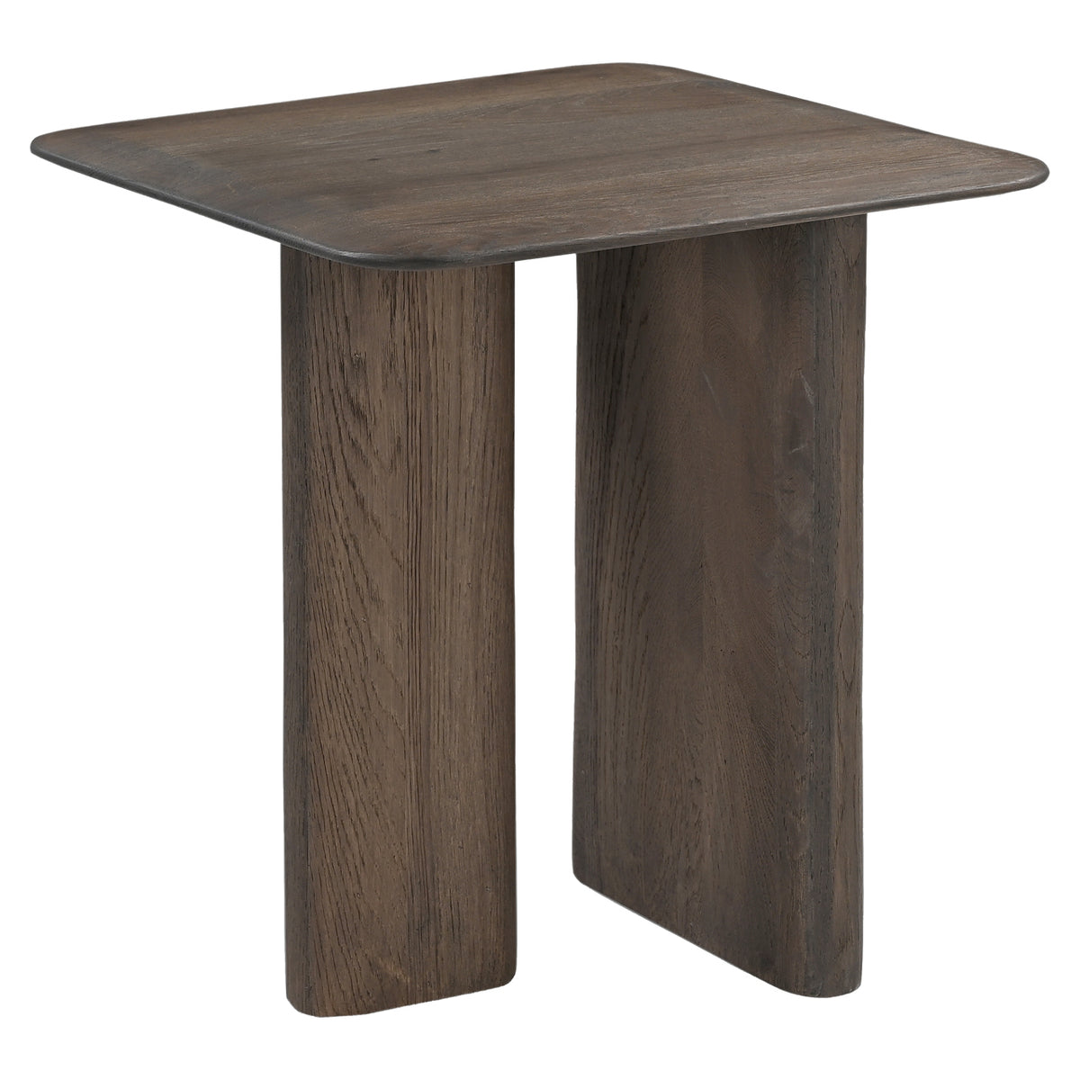 Bijzettafel Castello Smoked charchoal oak top