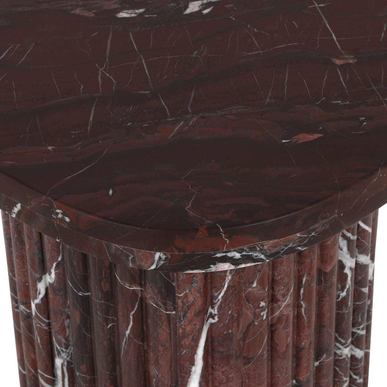 Orchid Burgundy Side Table