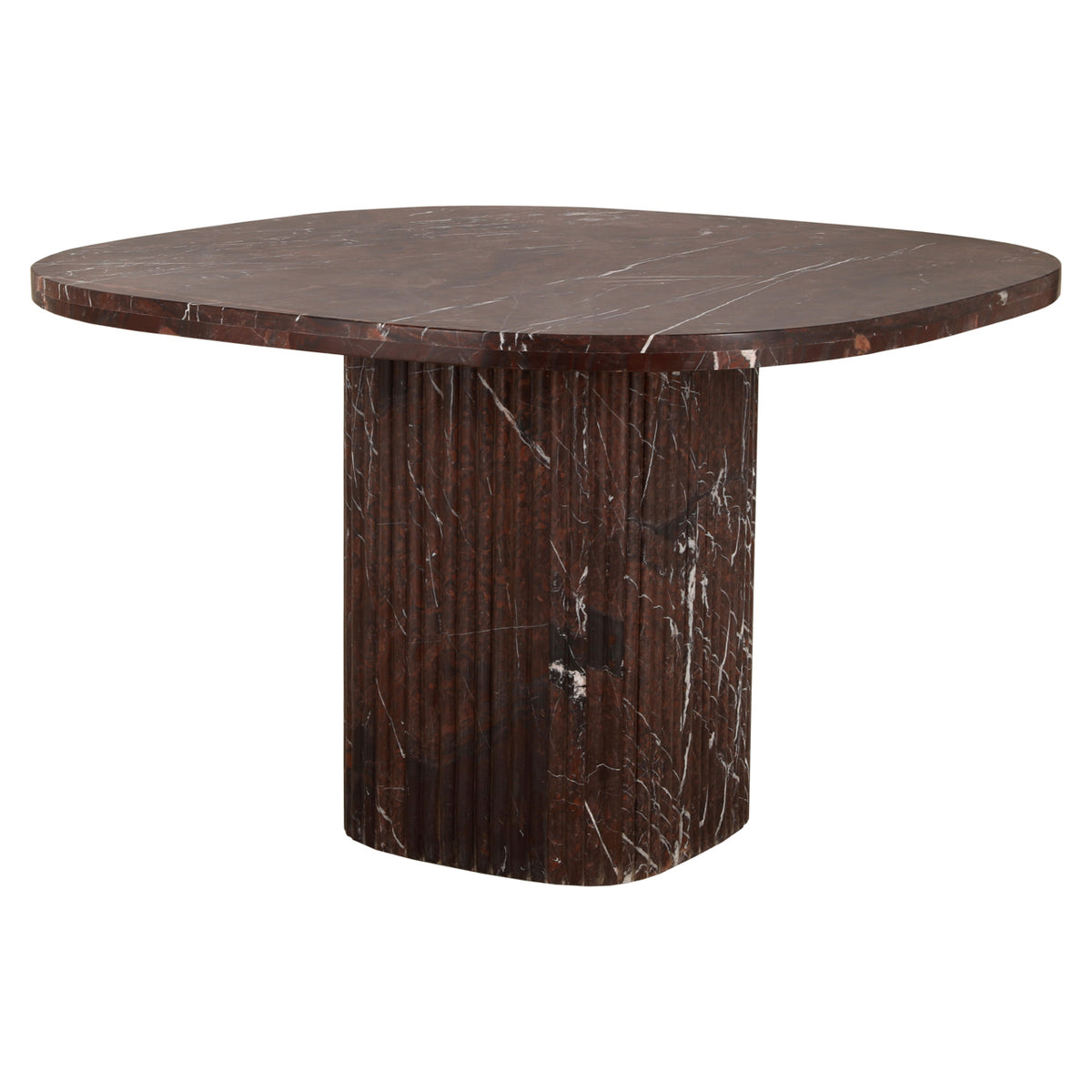 Orchid dining table burgundy