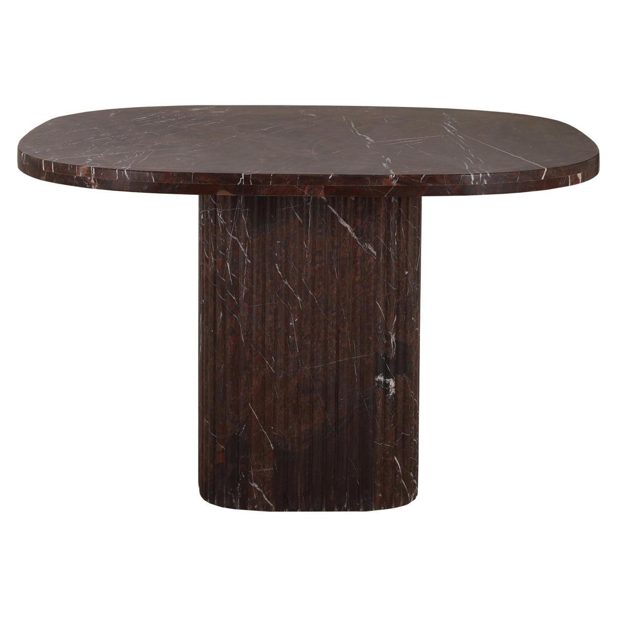 Orchid dining table burgundy