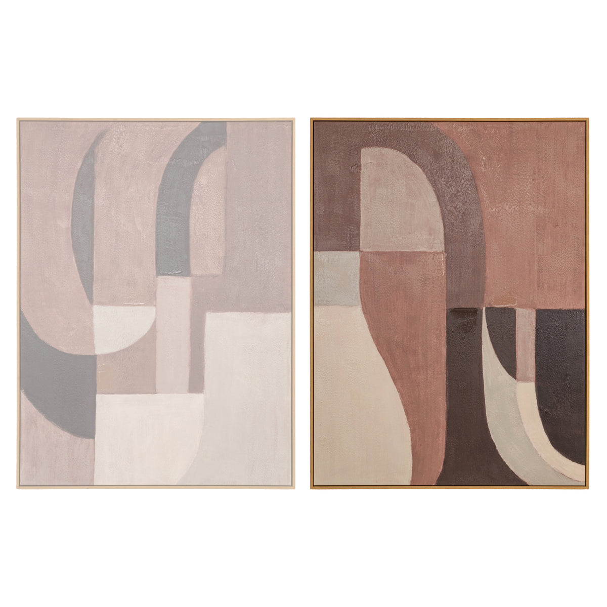 Wandkunst Tatu left brown