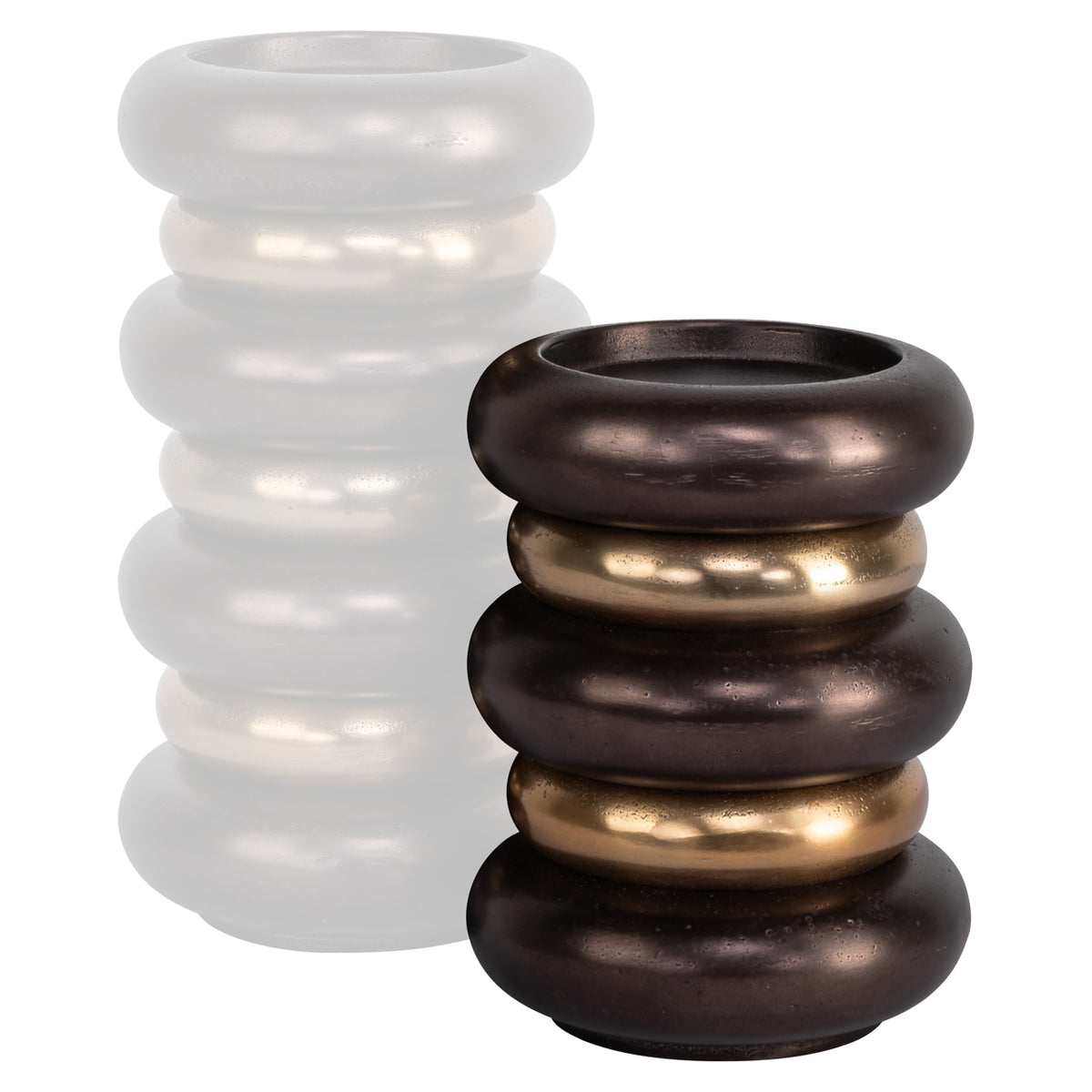 Eve bronze candle holder small
