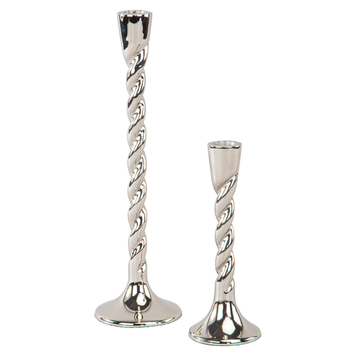 Bougeoir Crillon argent petit