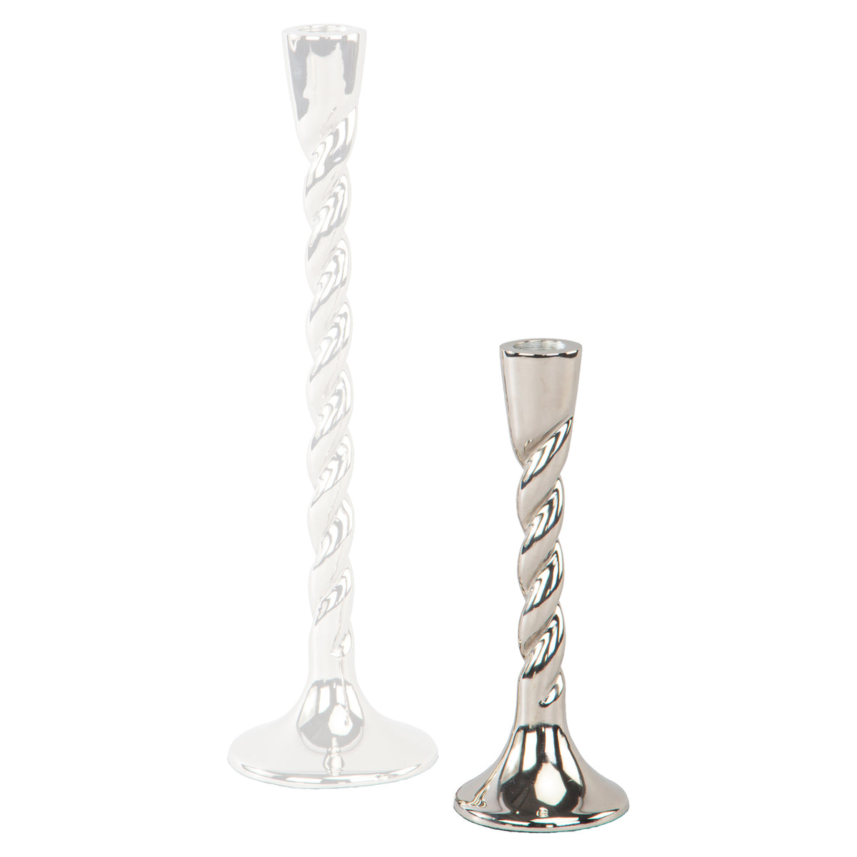 Candle holder Crillon silver small