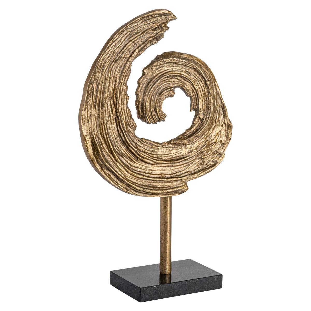 Objet décoratif Swirl laiton antique