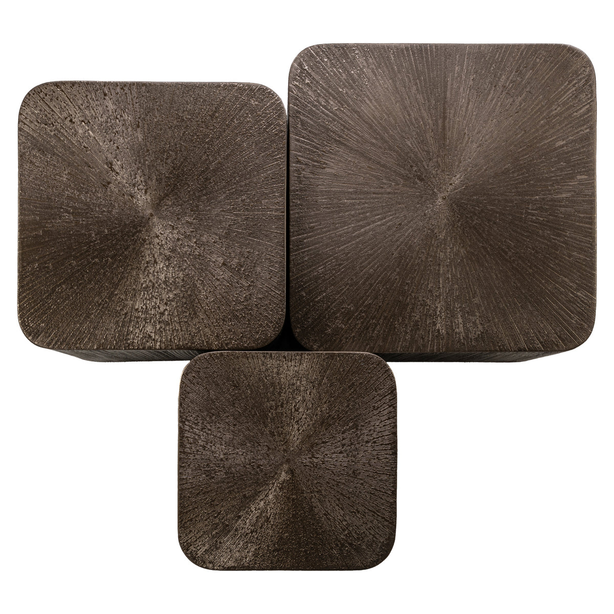 Salontafel Cubes Brunzae (Set of 3)