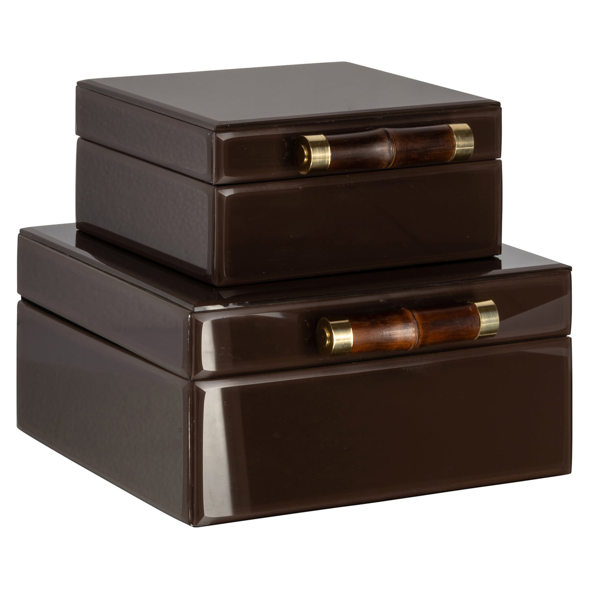 Opbergdoos Echo dark brown small