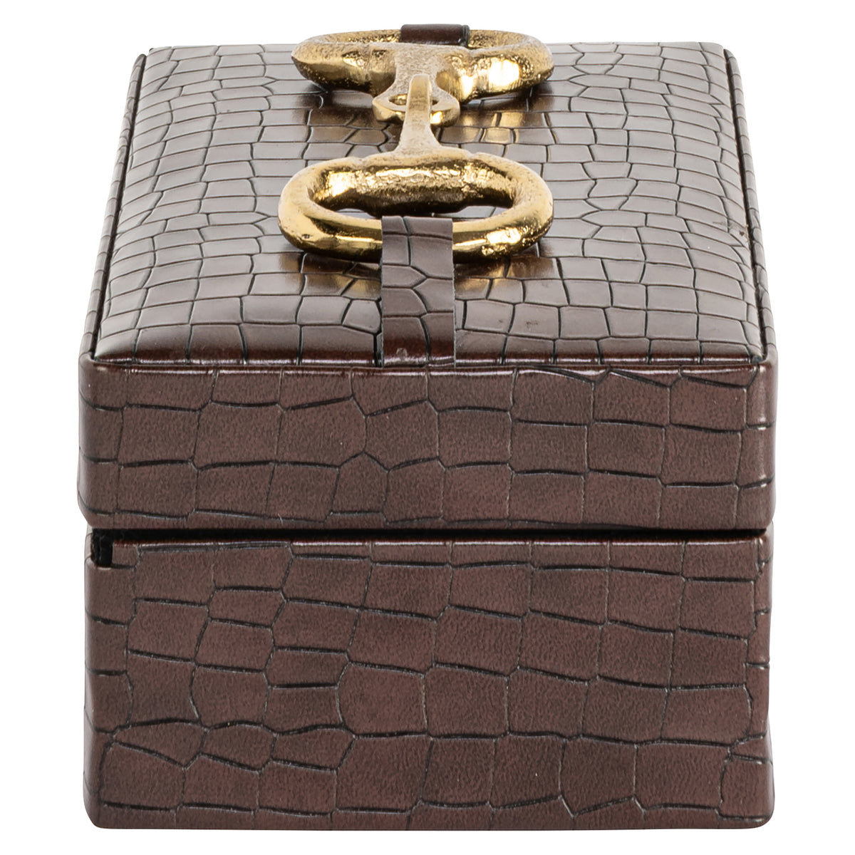 Storage box Rex dark brown small