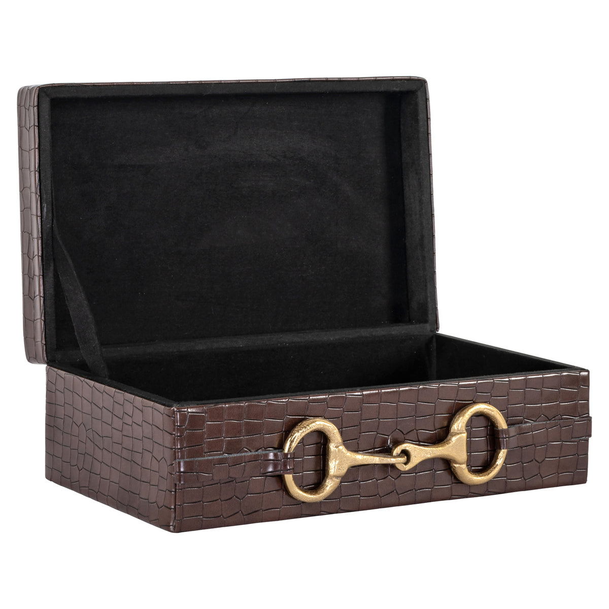 Storage box Rex dark brown large