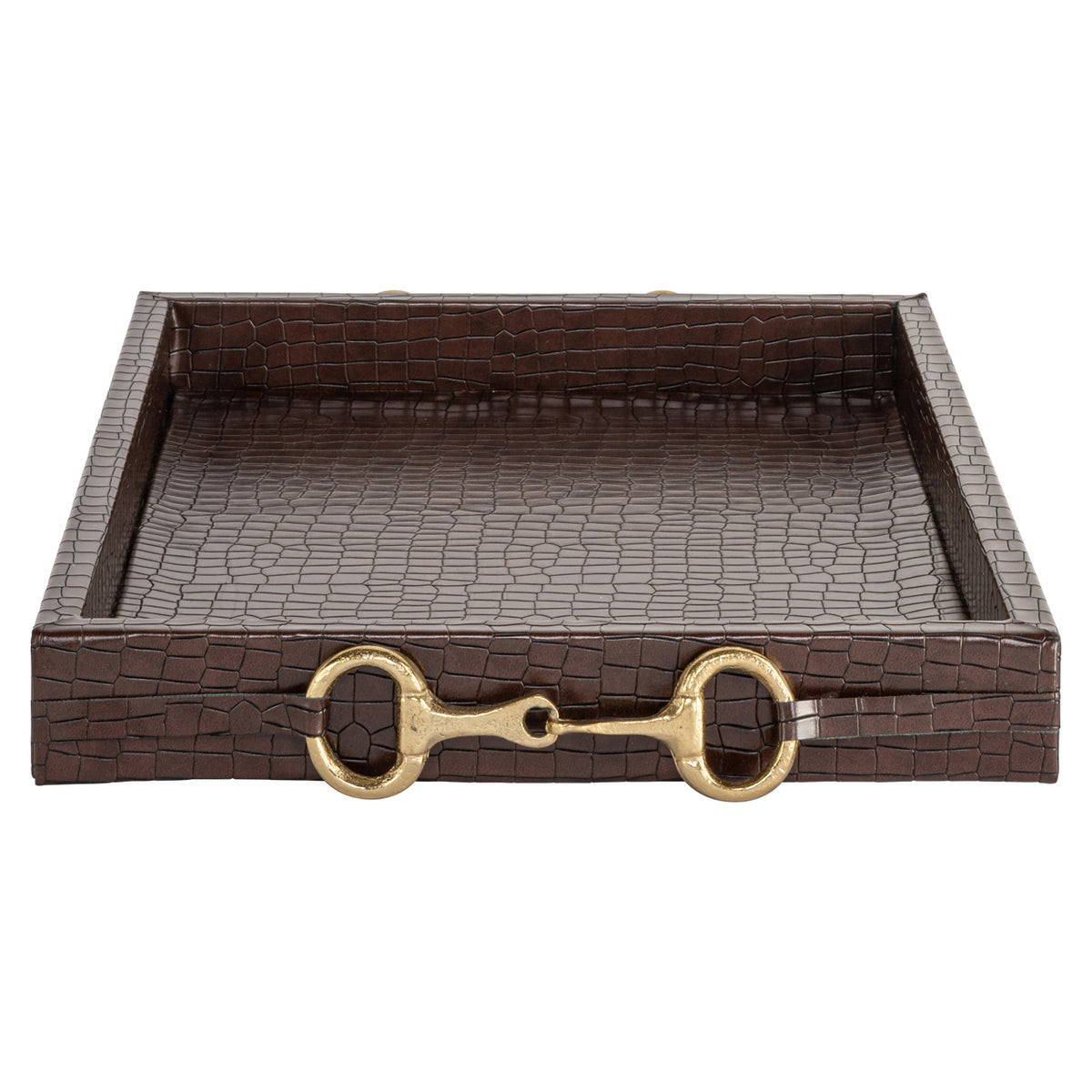 Dienblad Banks dark brown