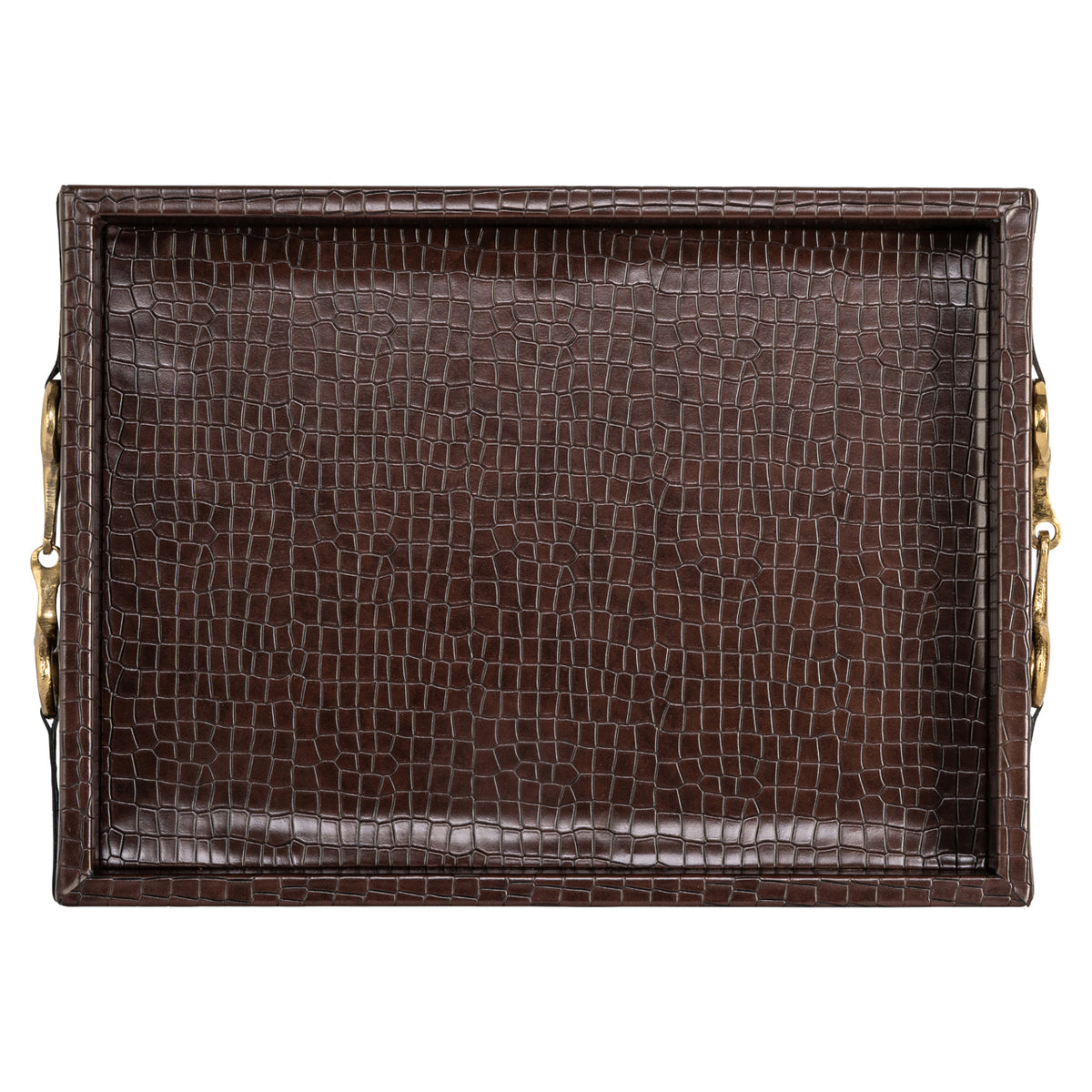 Dienblad Banks dark brown