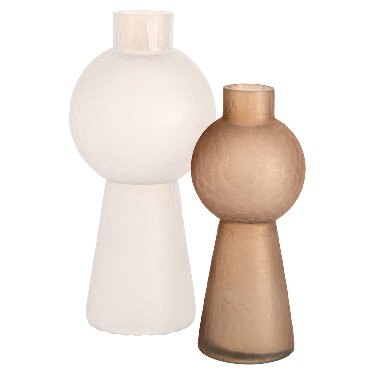 Vase Ora marron petit