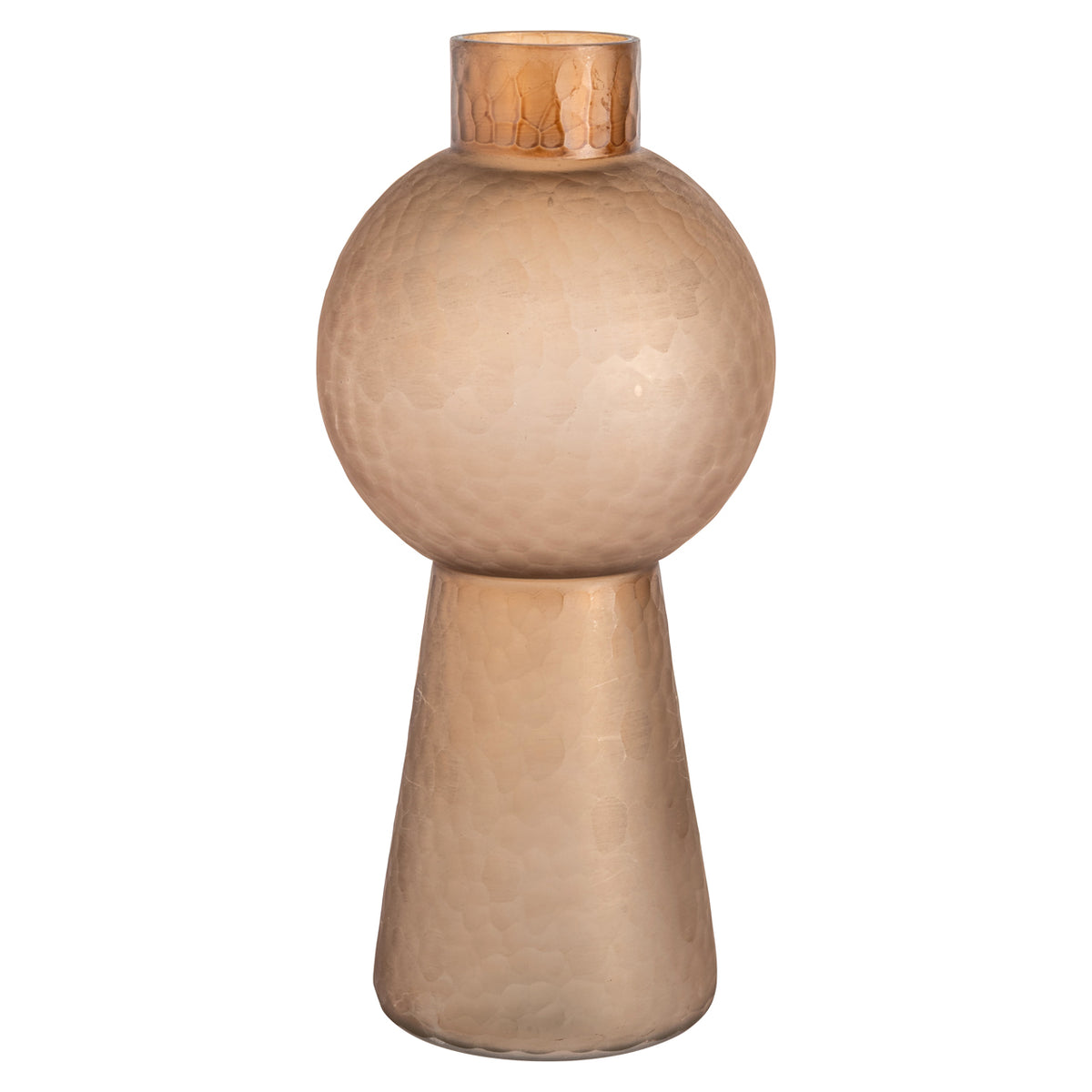 Vase Ora braun groß