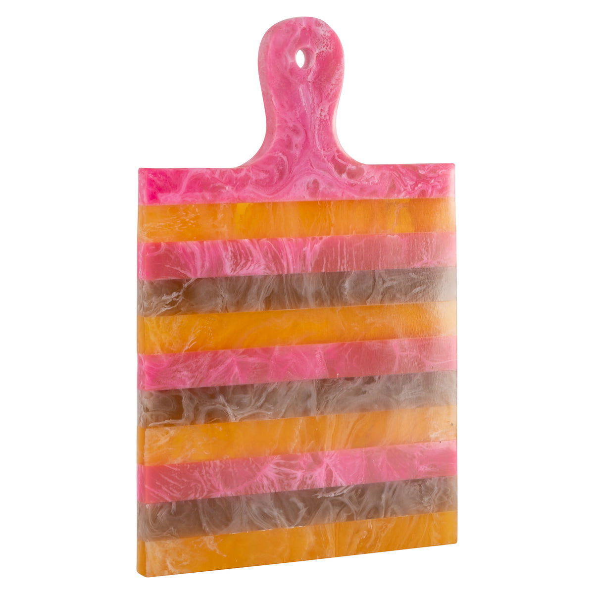Plateau Cindy rose/orange - petite planche de service