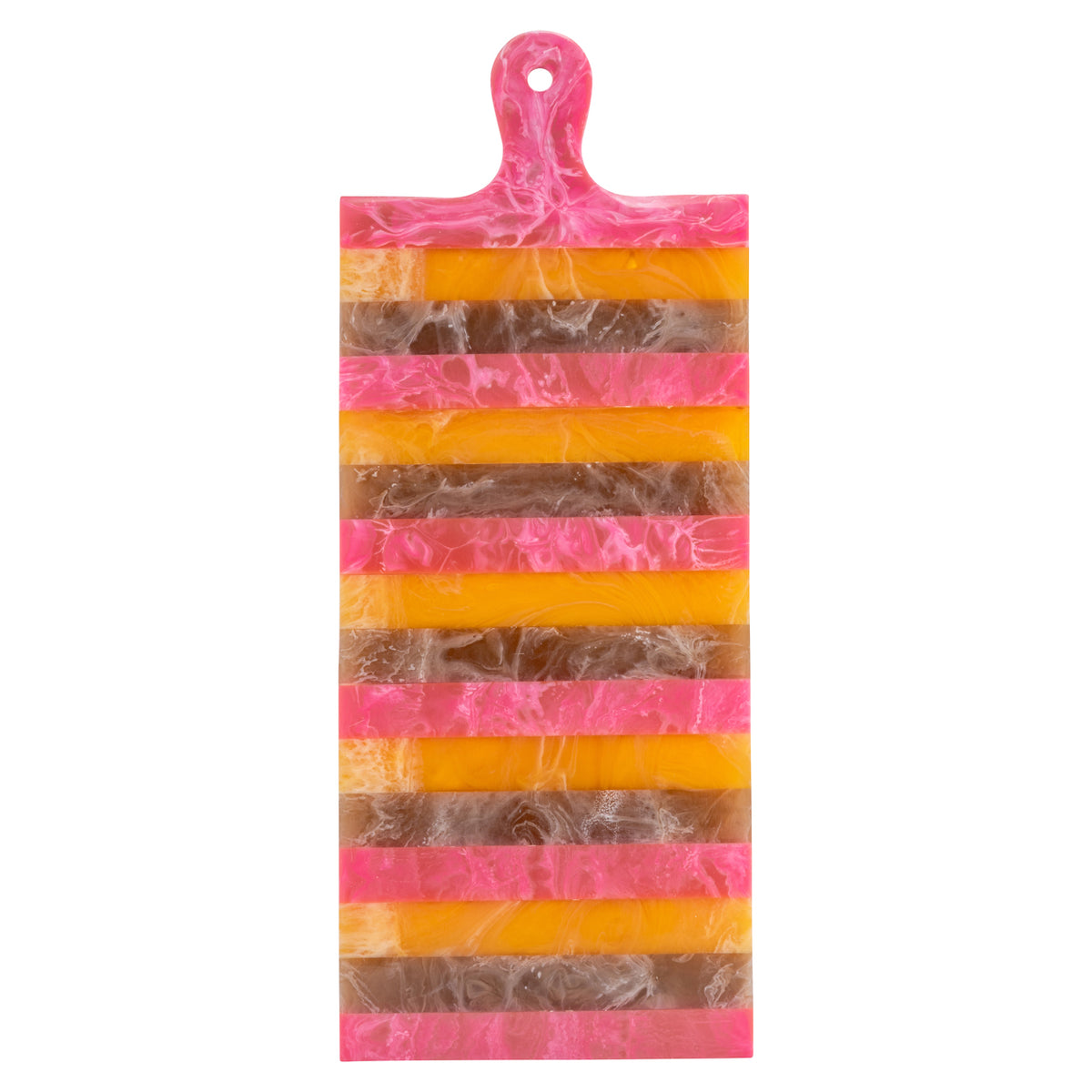 Tablett Cindy pink/orange - Servierbrett groß