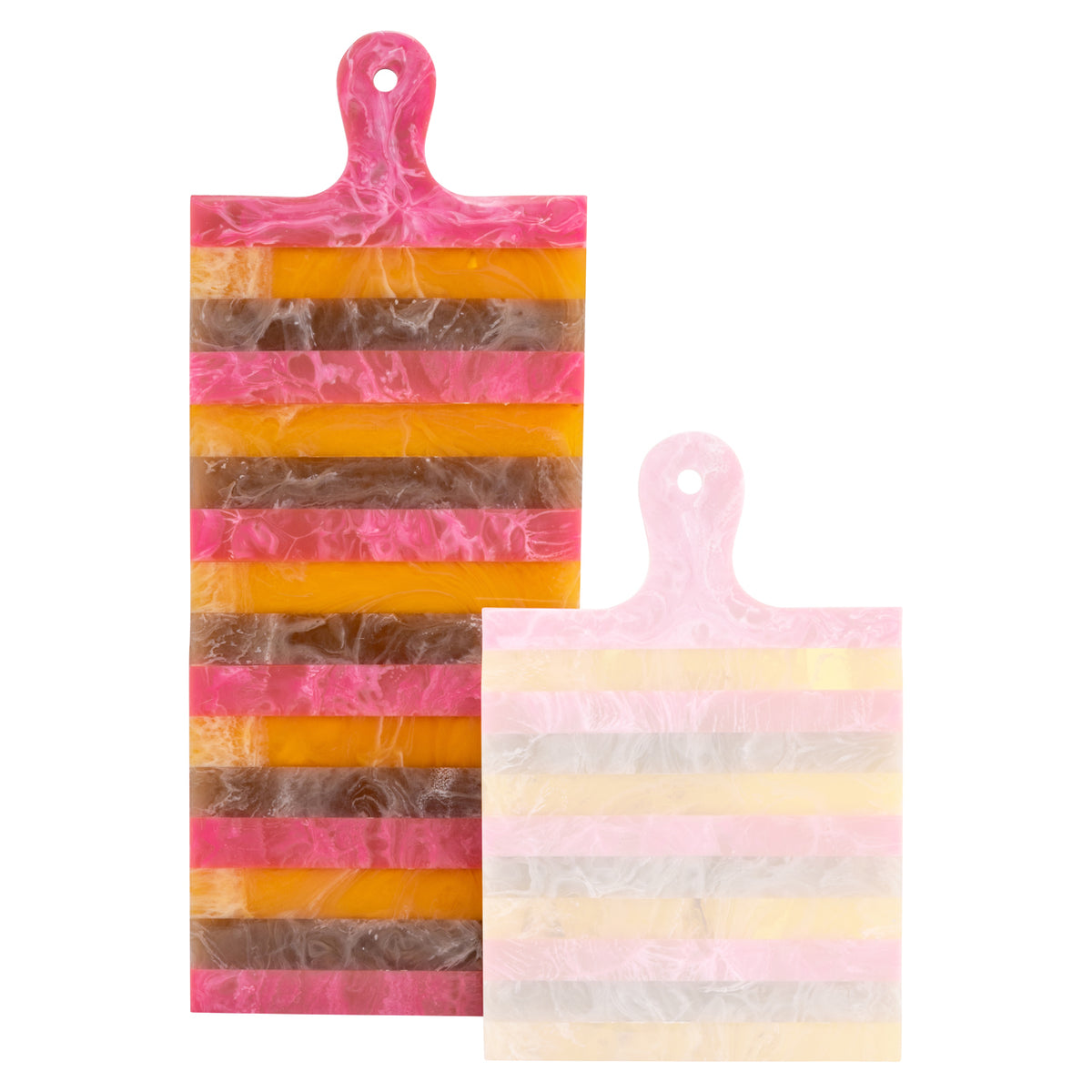 Tablett Cindy pink/orange - Servierbrett groß