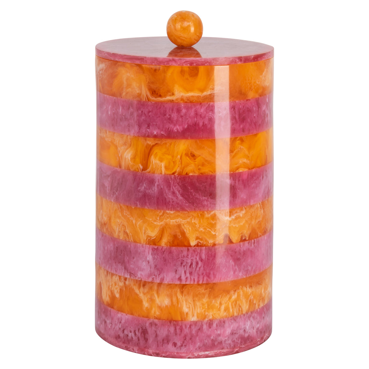 Boîte de rangement Lilybelle pot de rangement rose/orange petit