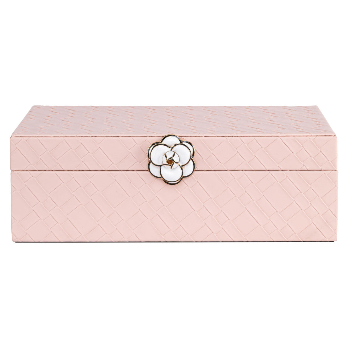 Boîte de rangement Lotte rose grande