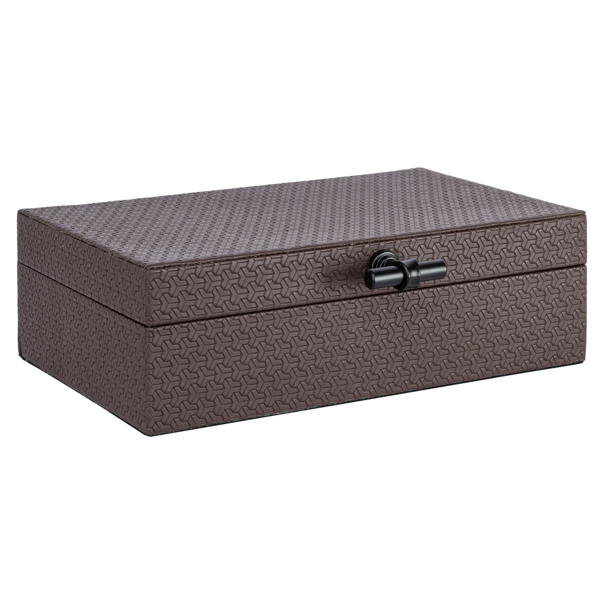 Storage box Billie large dark brown