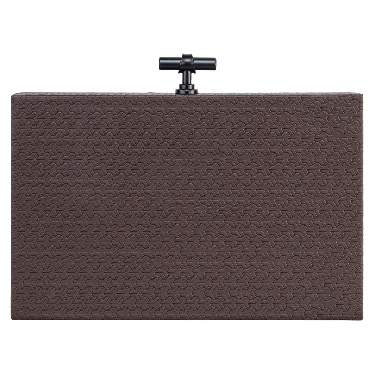 Storage box Billie large dark brown