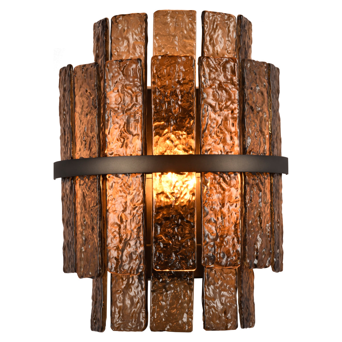 Lumy brown wall lamp