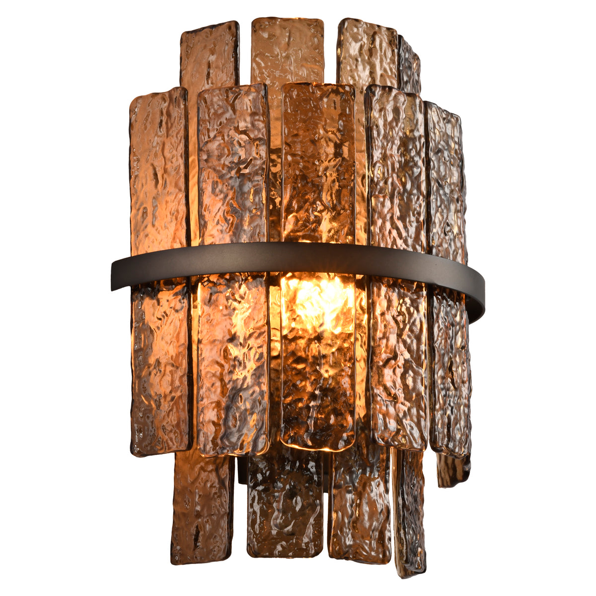 Lumy brown wall lamp