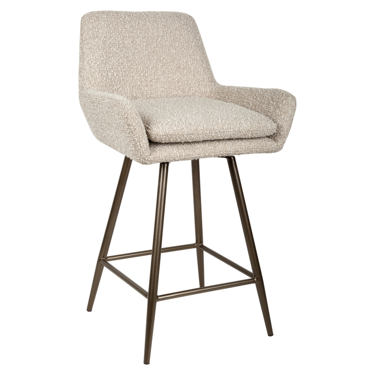 Tresenstuhl Linsey Natural Chunky drehbar (2er-Set)