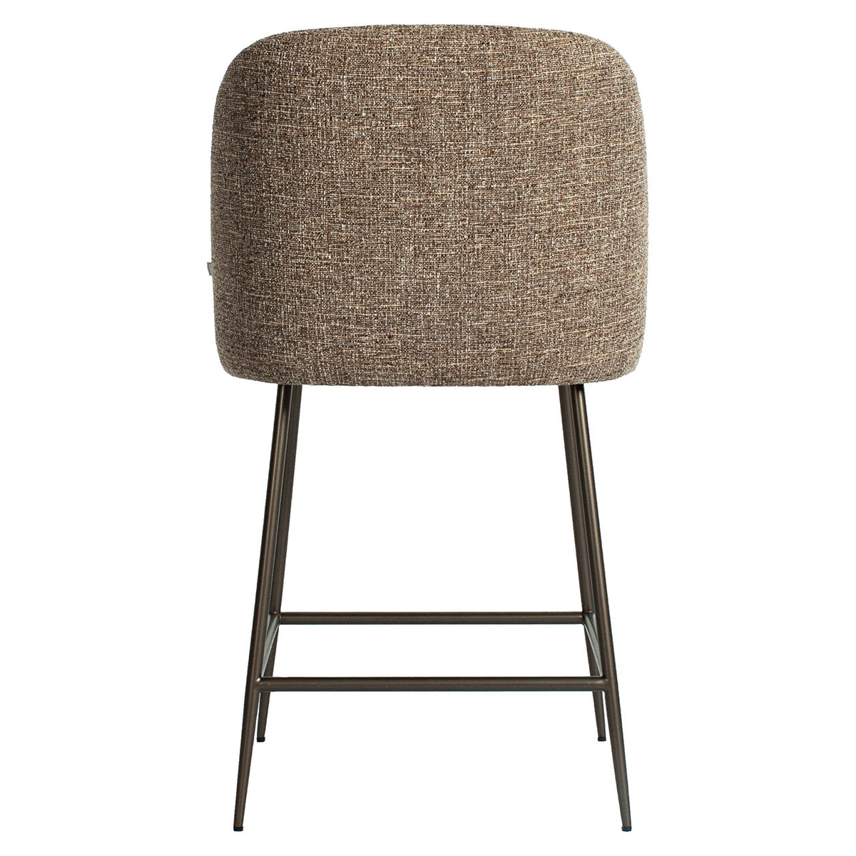 Chaise de comptoir Pullitzer tweed marron