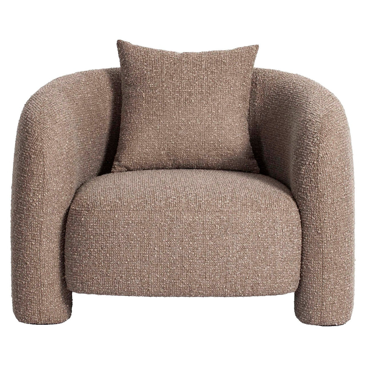 Fauteuil lounge Tuscany moka chunky