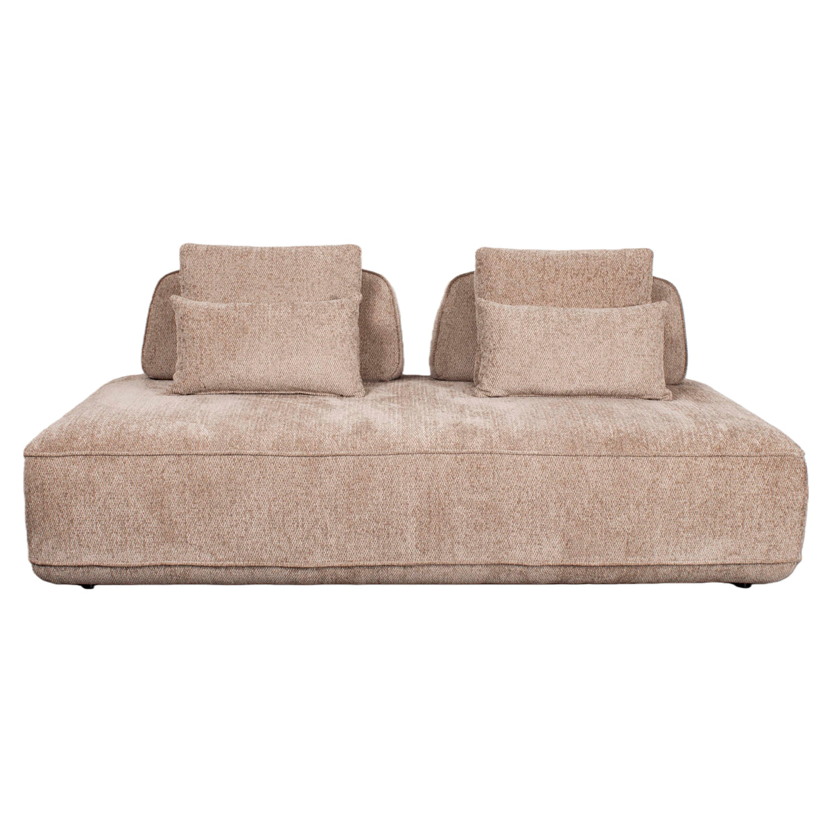 Bank Tudor mocca boldweave 2,5-seater movable backrest