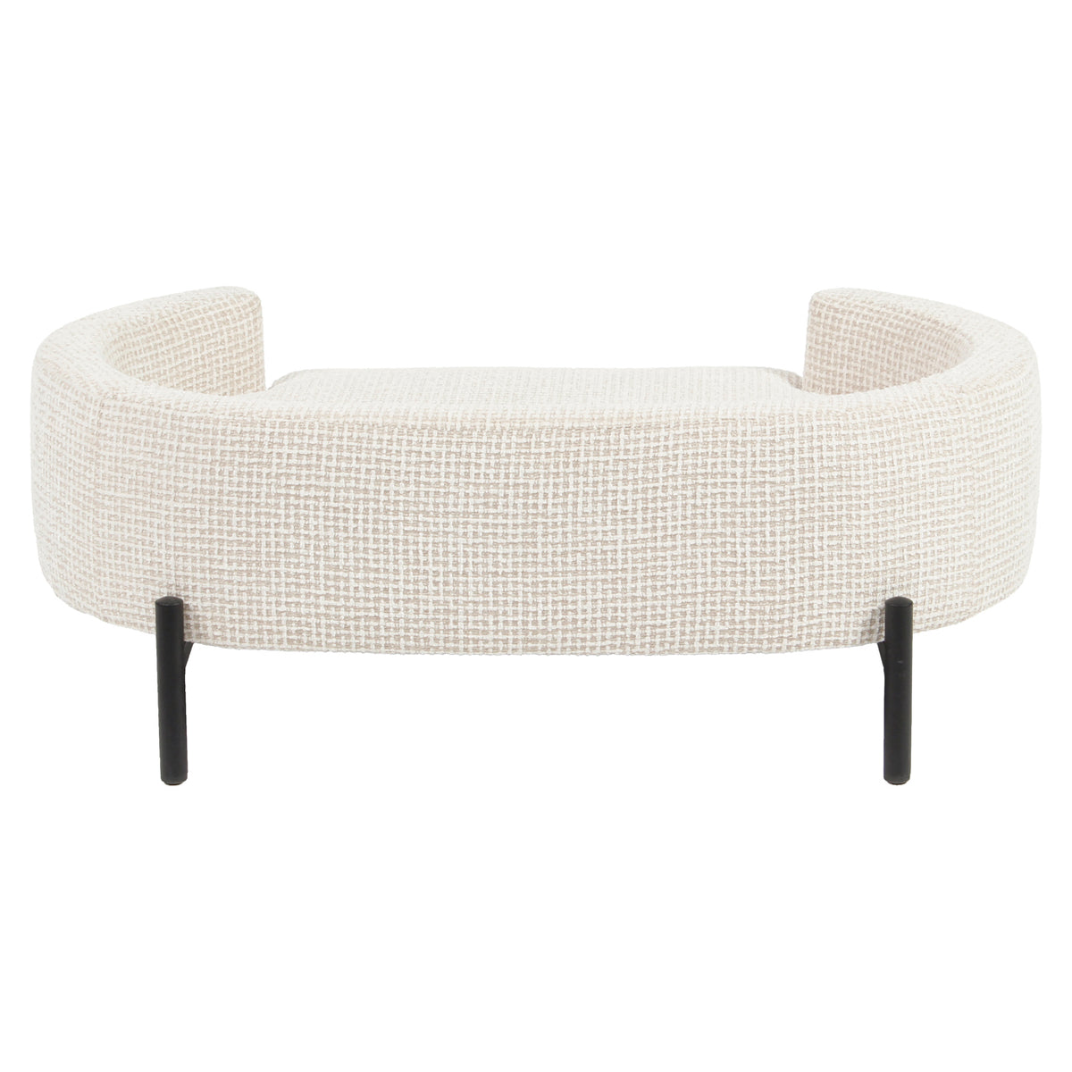 Dog bed Dolly beige blockweave
