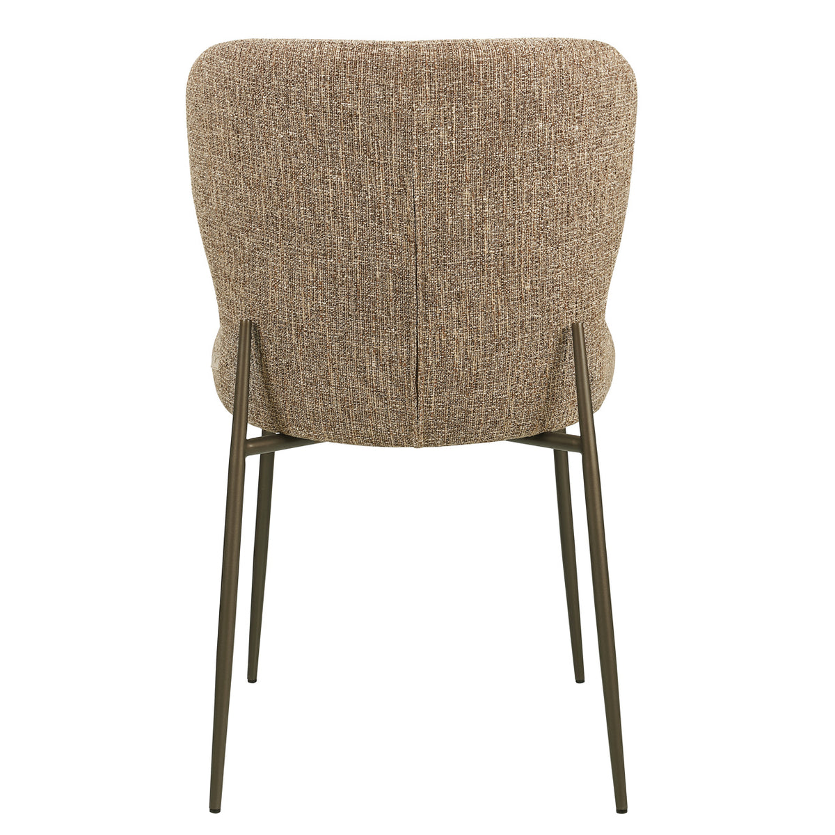Odarby dining chair brown tweed fire retardant (Set of 2)