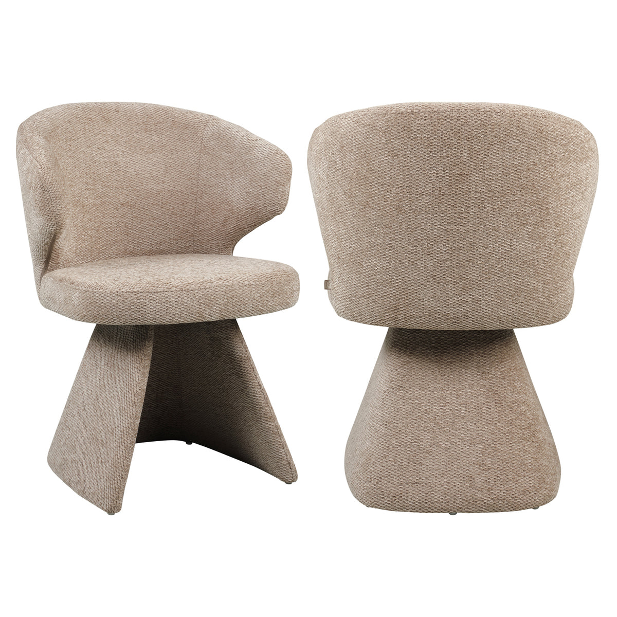 Chaise de salle à manger Zenith mocca boldweave