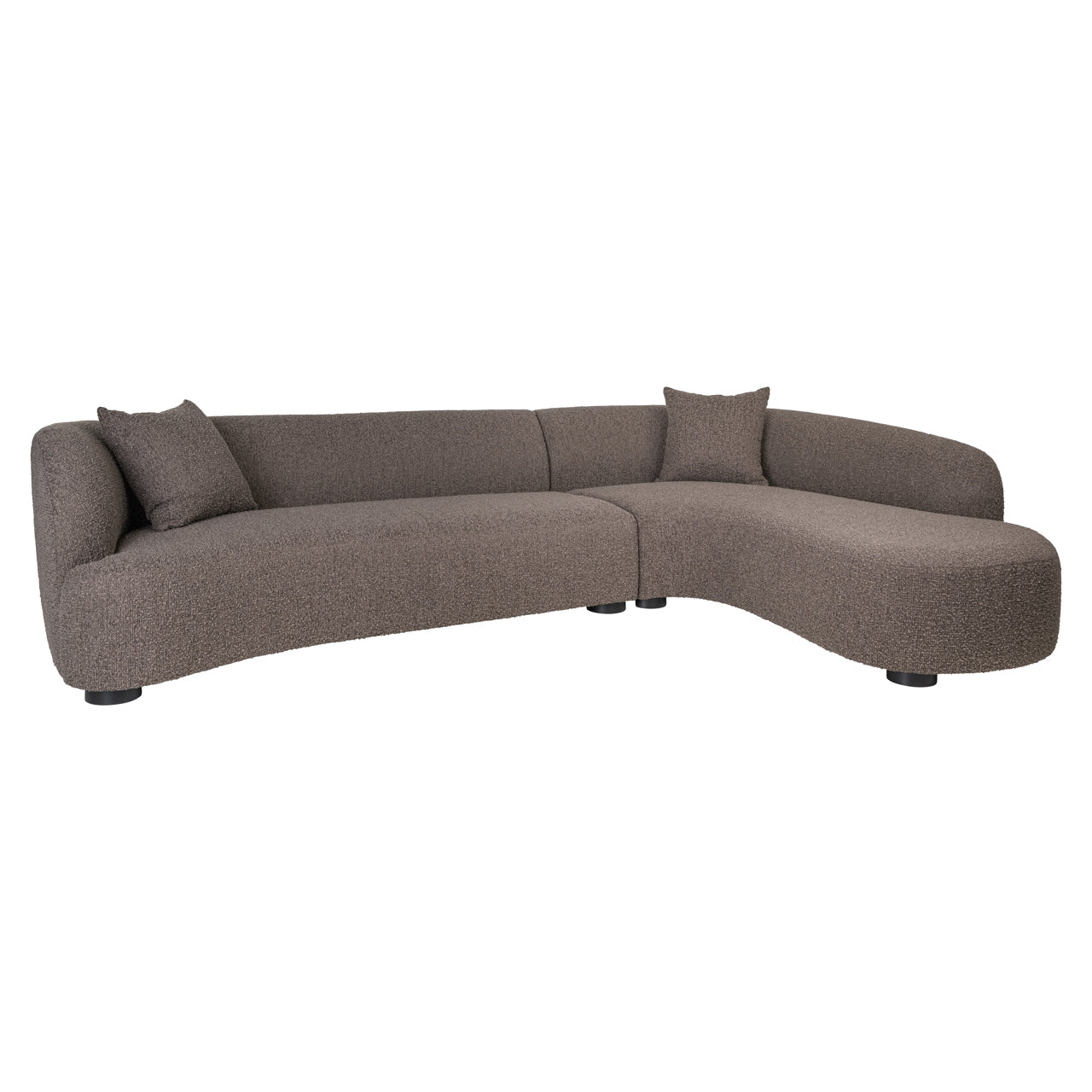 Bank Pandora, braun, markantes Lounge-Modell, rechts