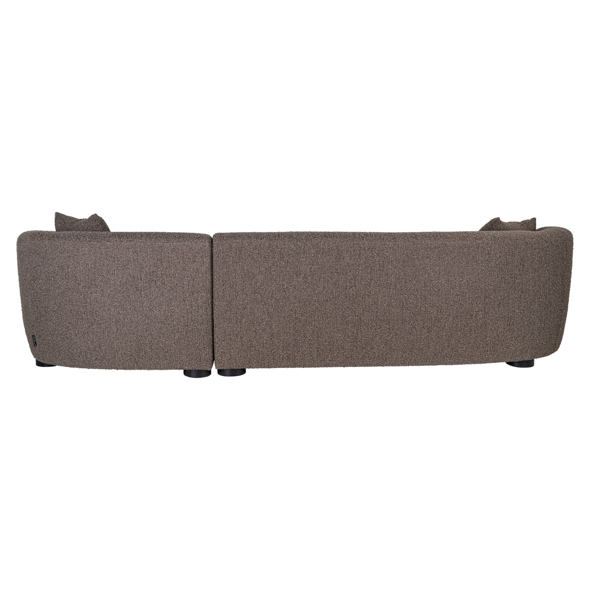 Sofa Pandora brown chunky lounge right
