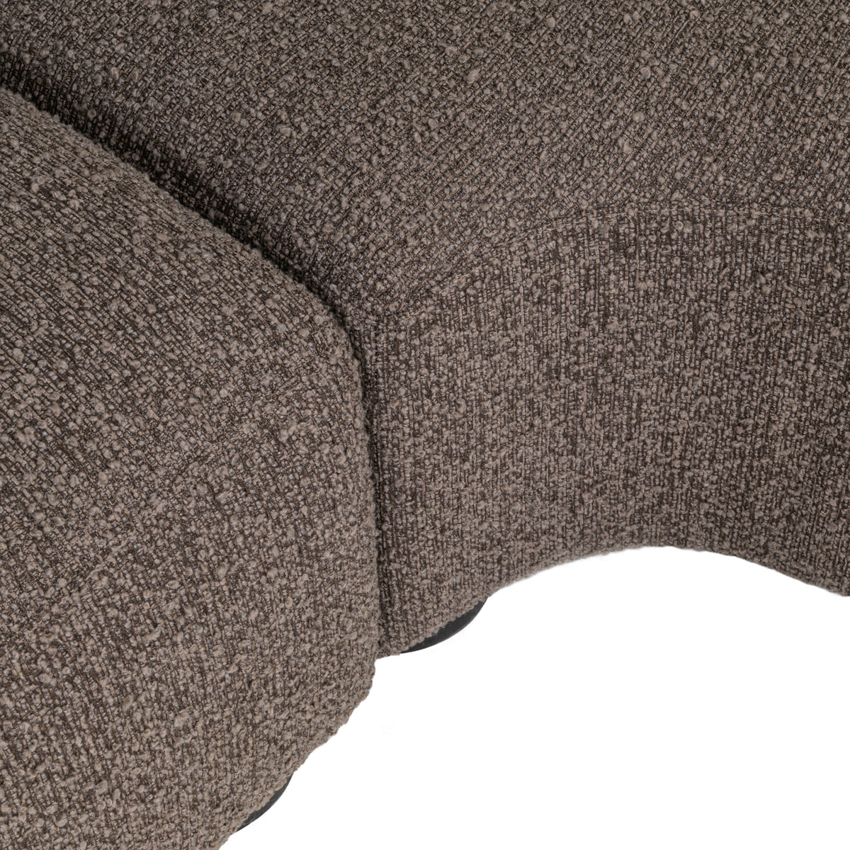 Sofa Pandora brown chunky lounge right