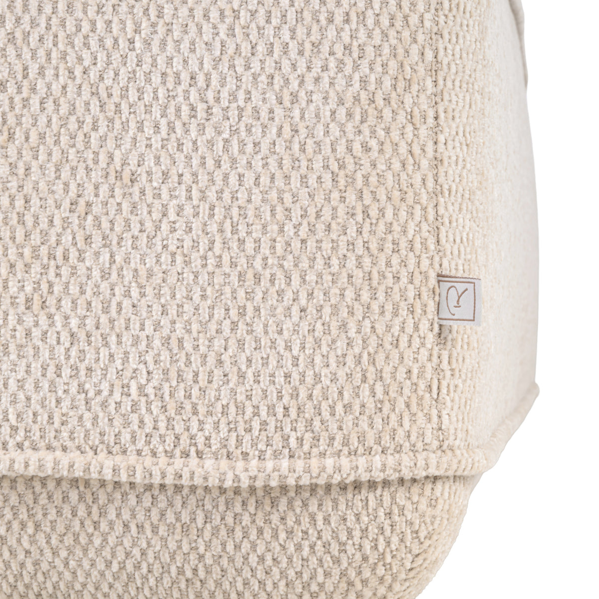 Tudor natural boldweave 1-seater sofa with movable backrest