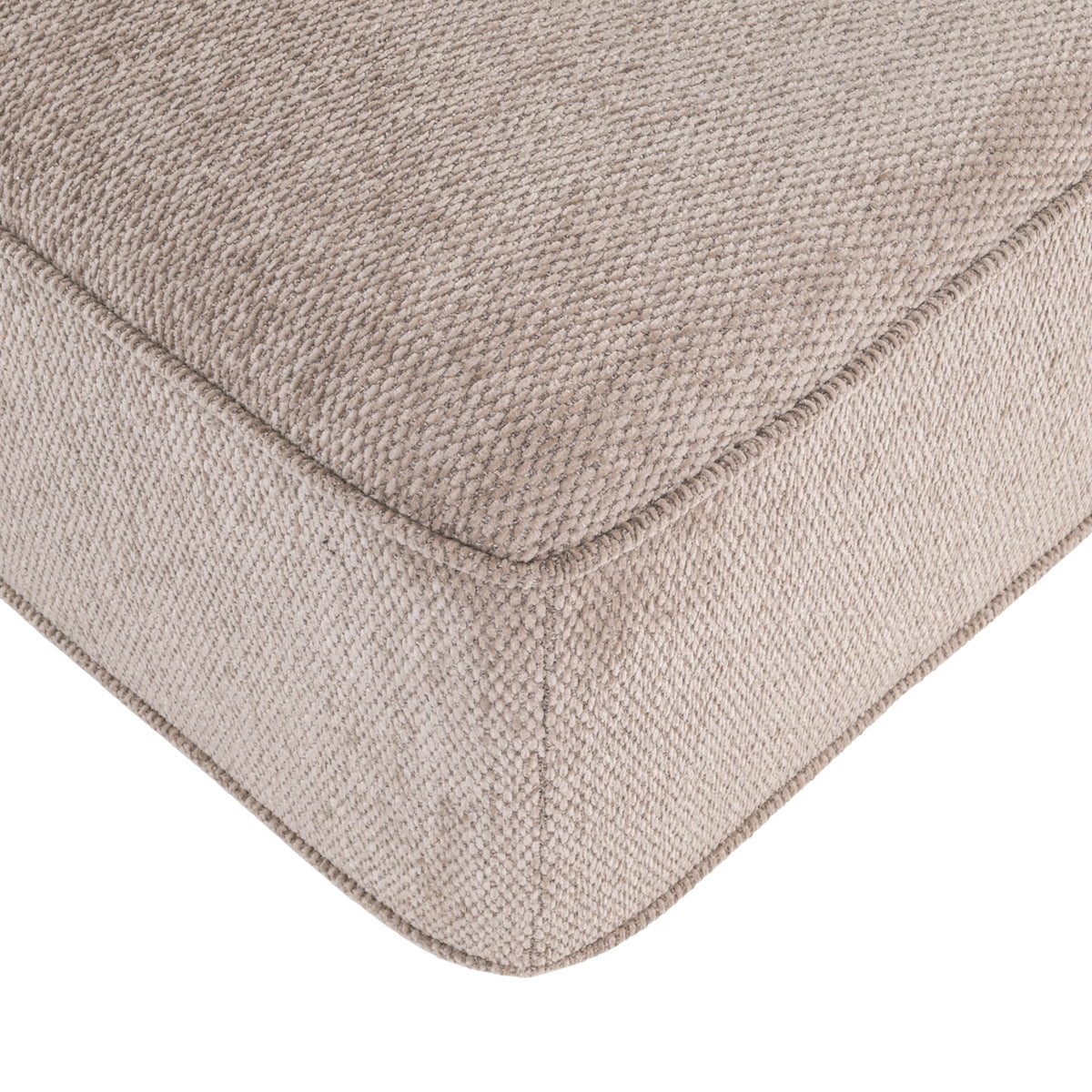 Tudor mocca boldweave 1-seater sofa with movable backrest