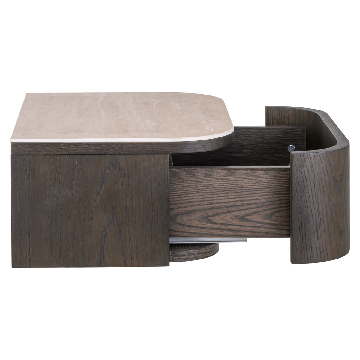 Nando brown bedside table