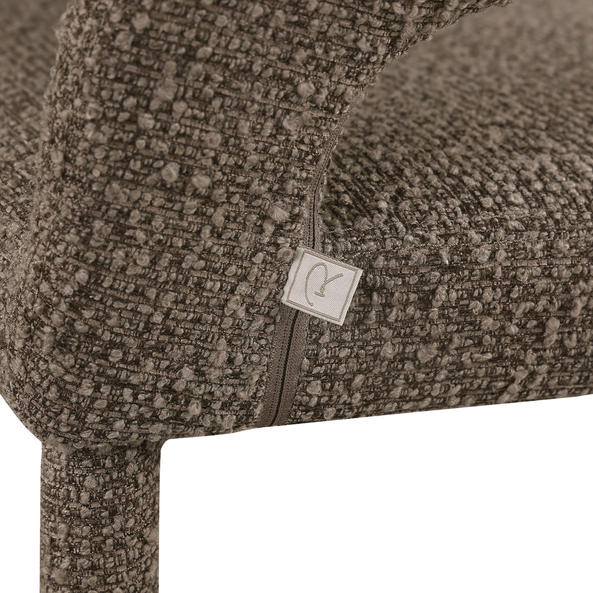 Chaise de salle à manger Gia marron chunky