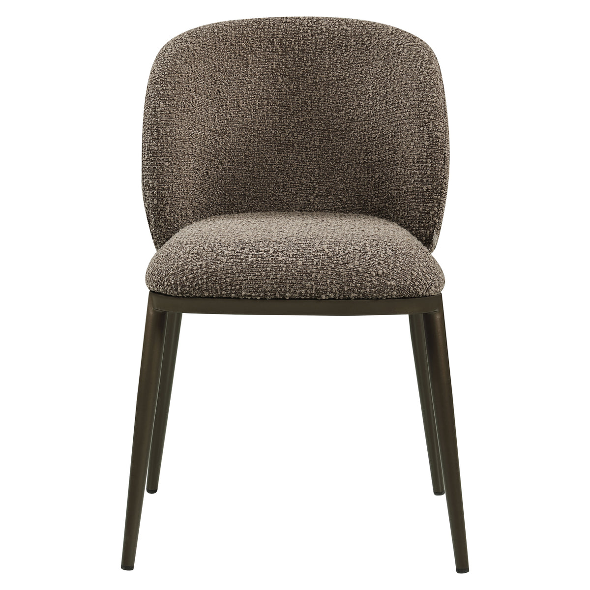Chaise de salle à manger Gandy marron chunky
