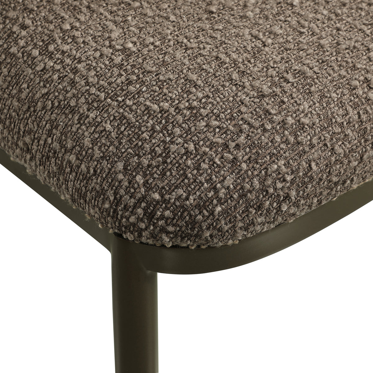 Chaise de salle à manger Gandy marron chunky