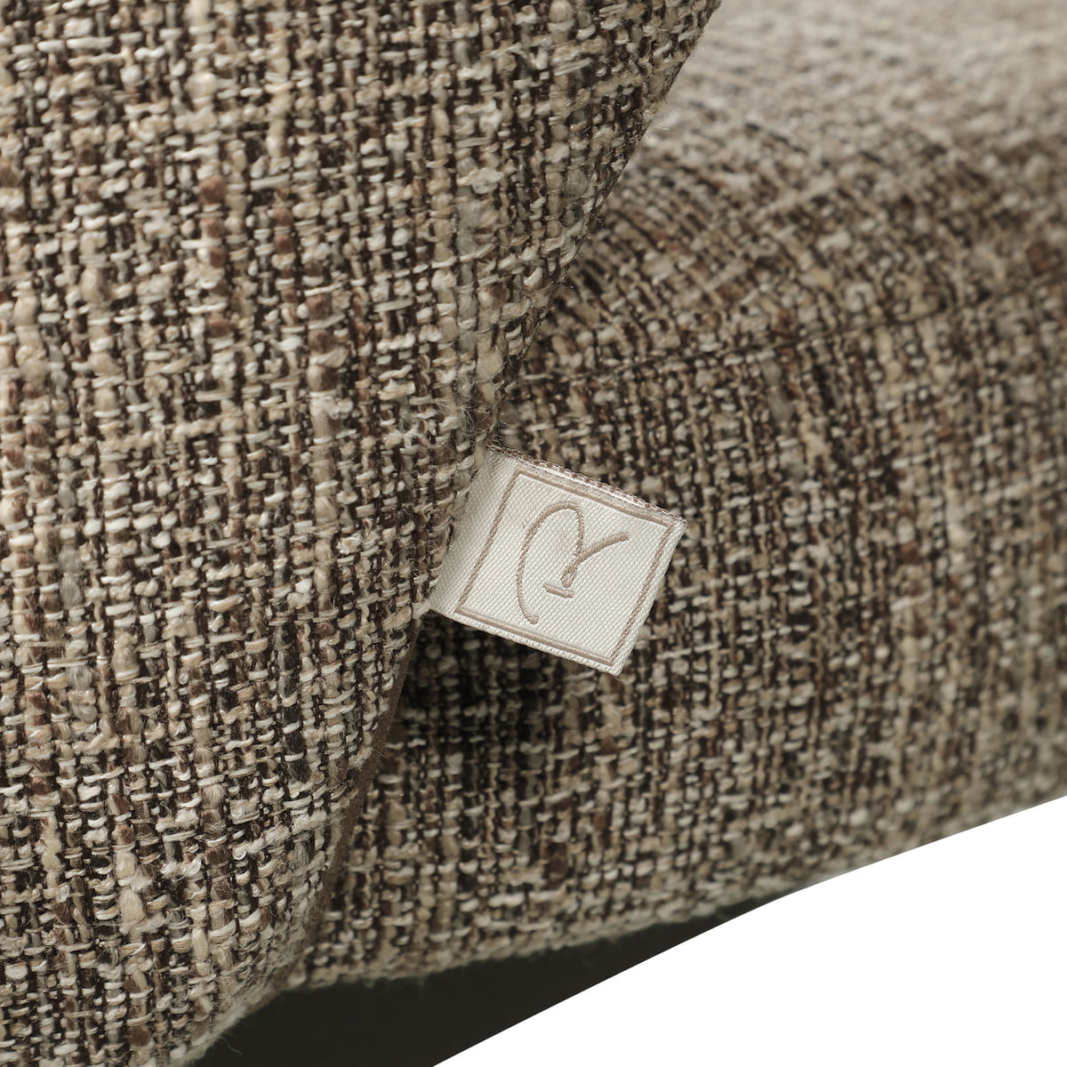 Banquette de salle à manger Kenzi brown tweed