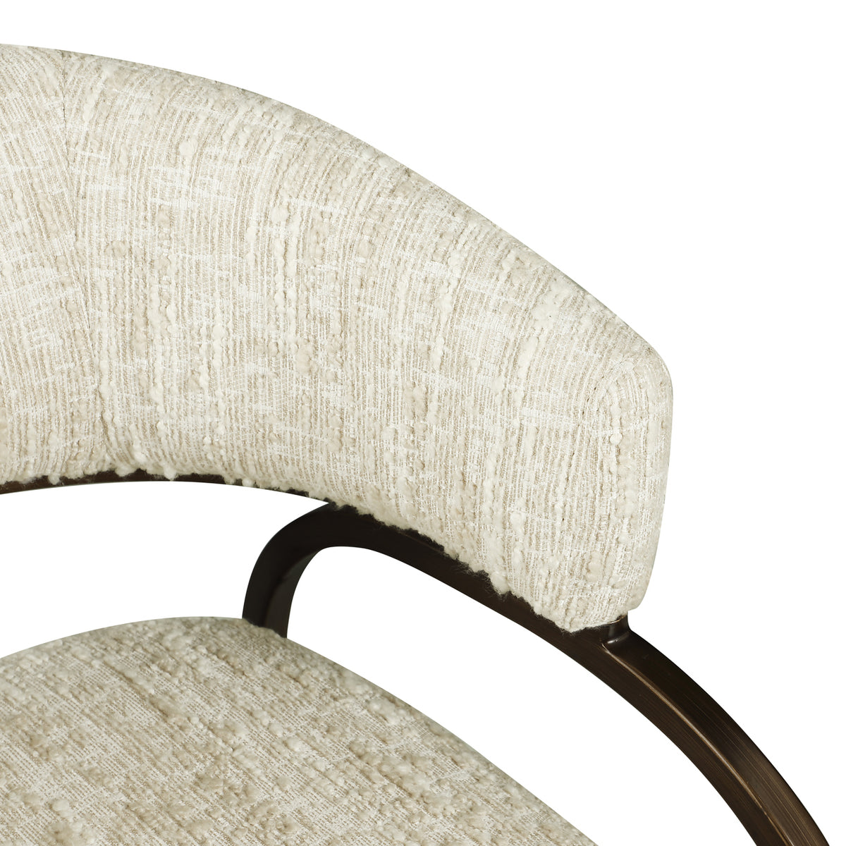 Chaise de salle à manger Charda beige angora