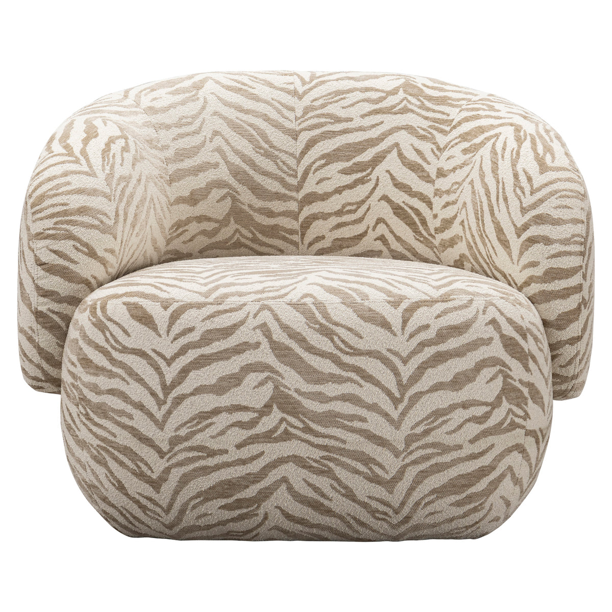 Fauteuil lounge Milano beige tiger