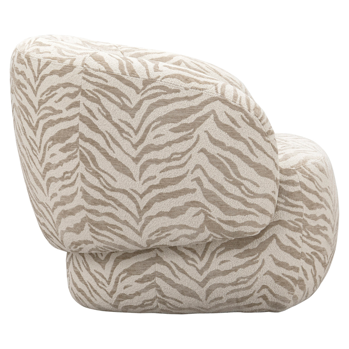 Fauteuil lounge Milano beige tiger