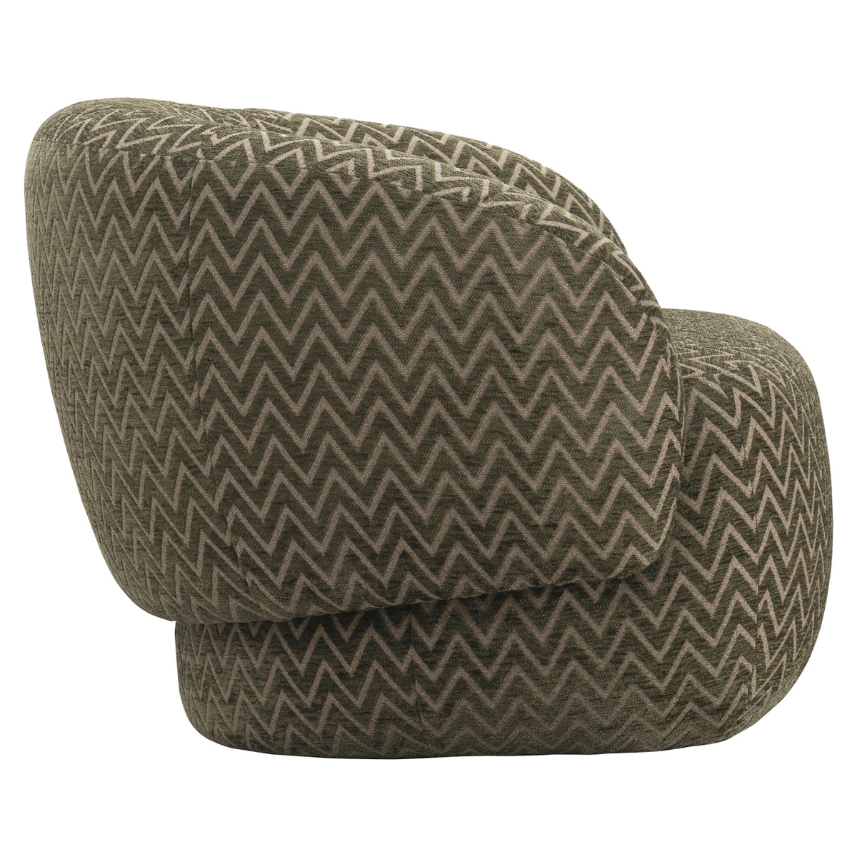 Loungesessel Milano moss chevron