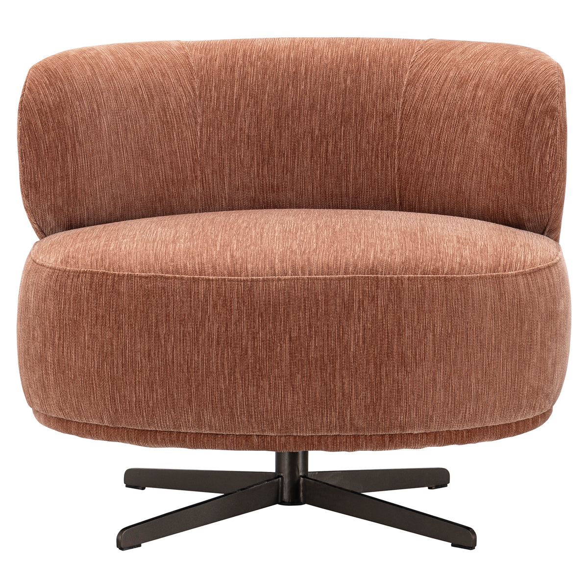 Fauteuil lounge Lauren be straight mocha mousse swivel